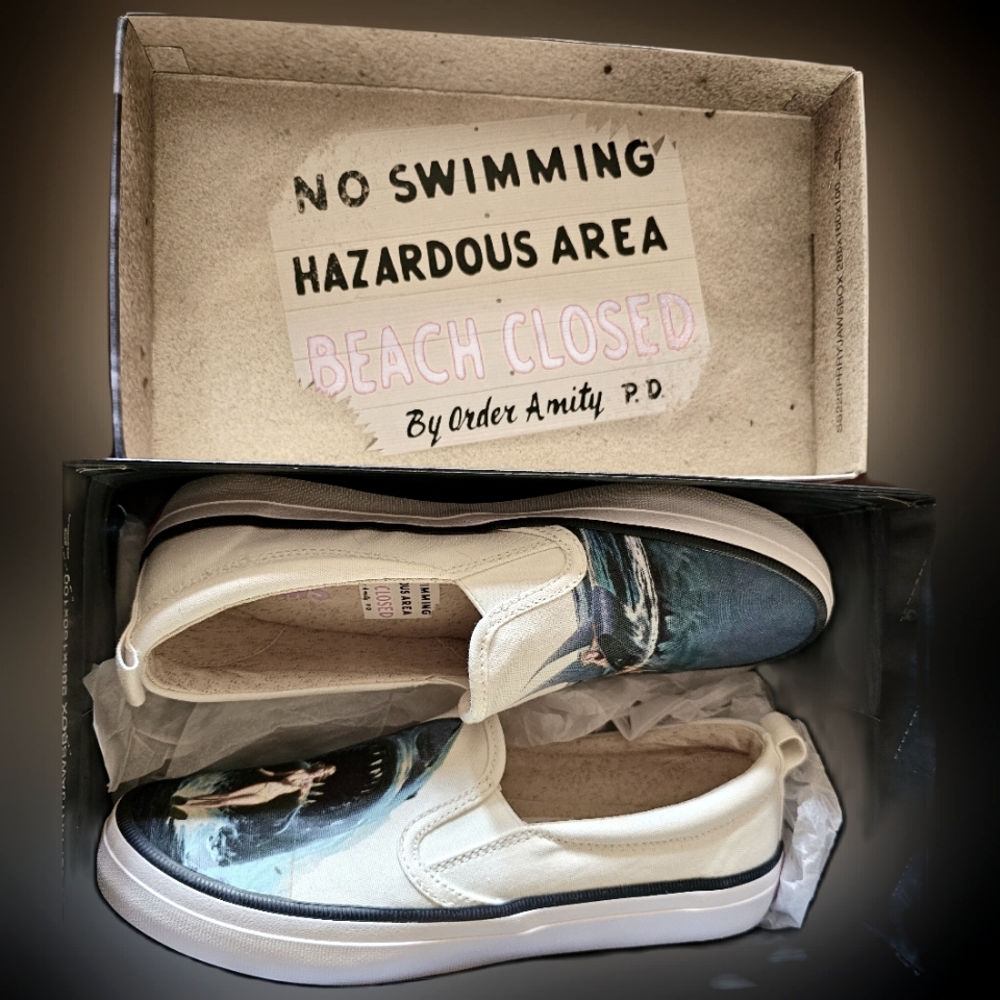 Sperry Jaws TG Slip On Sneakers, Size 6.5 (40th Anniversary Collectors Edition)